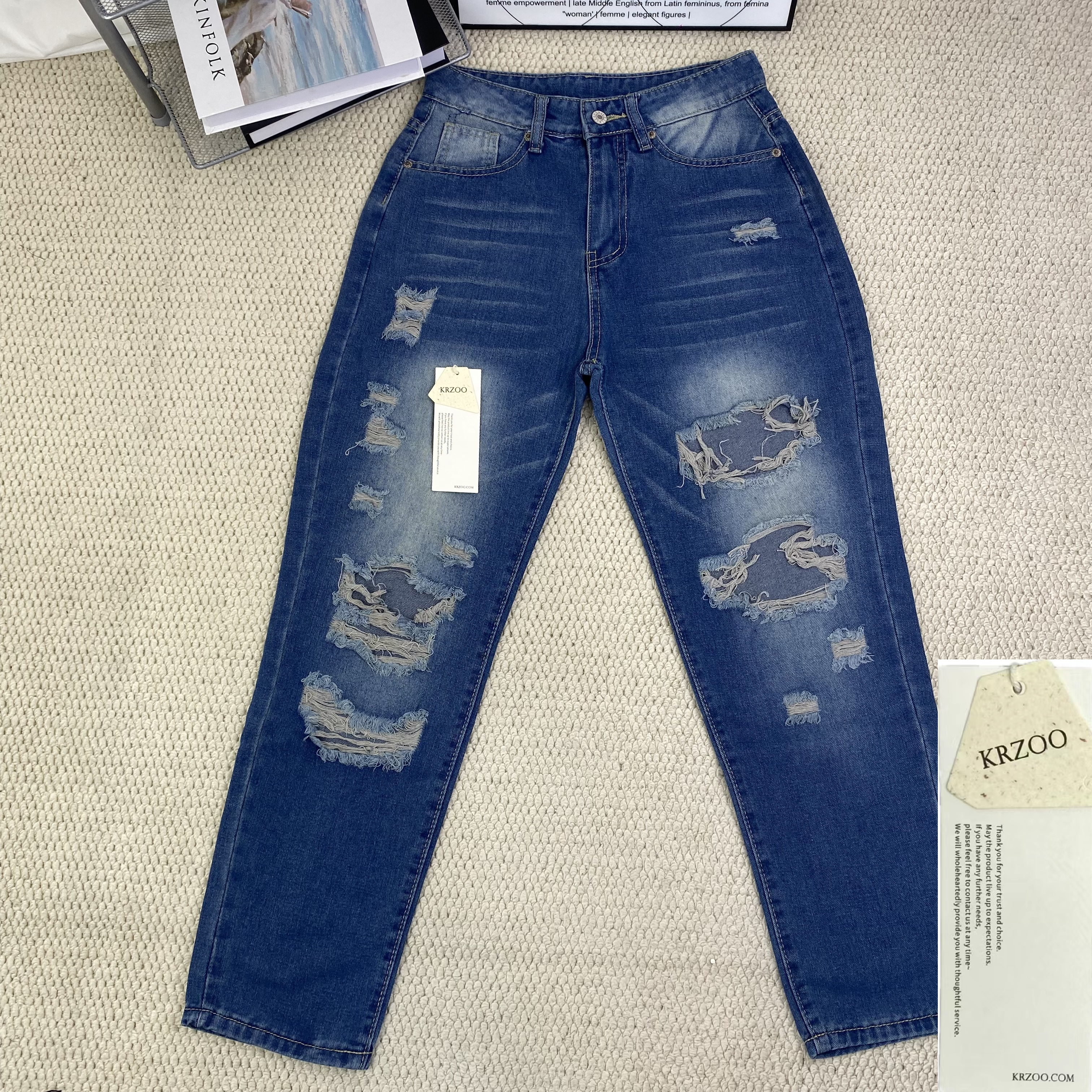 Hole-up skinny jeans