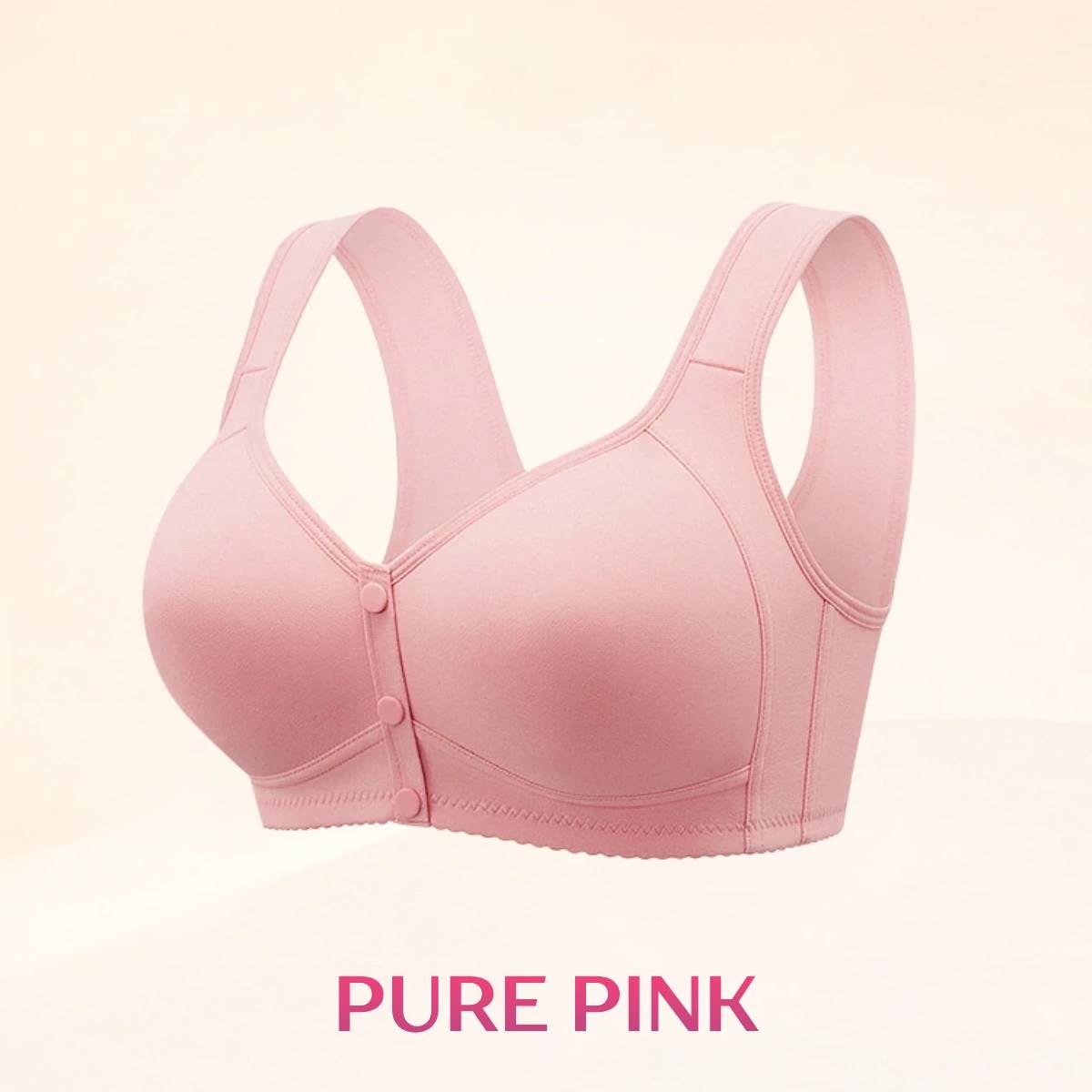 Front Closure Breathable Bra for Seniors
