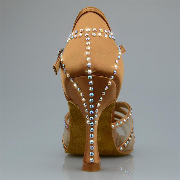 Women's Leatherette Customized Heel Ballroom Dance Shoes Salsa Latin Dance Shoes