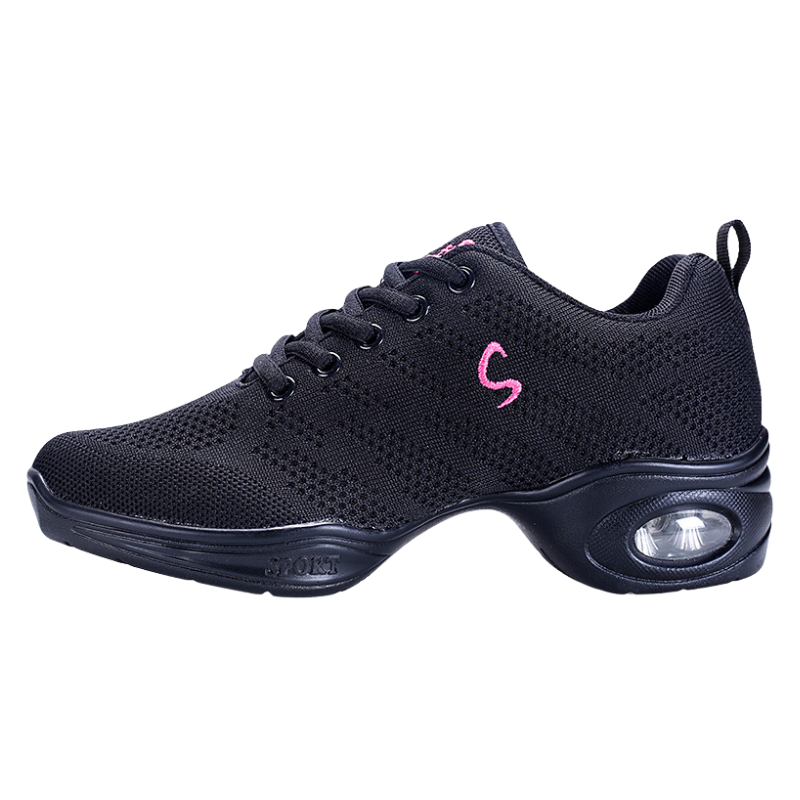 Women's Mesh JazShoes Lace-up Dance Sneakers
