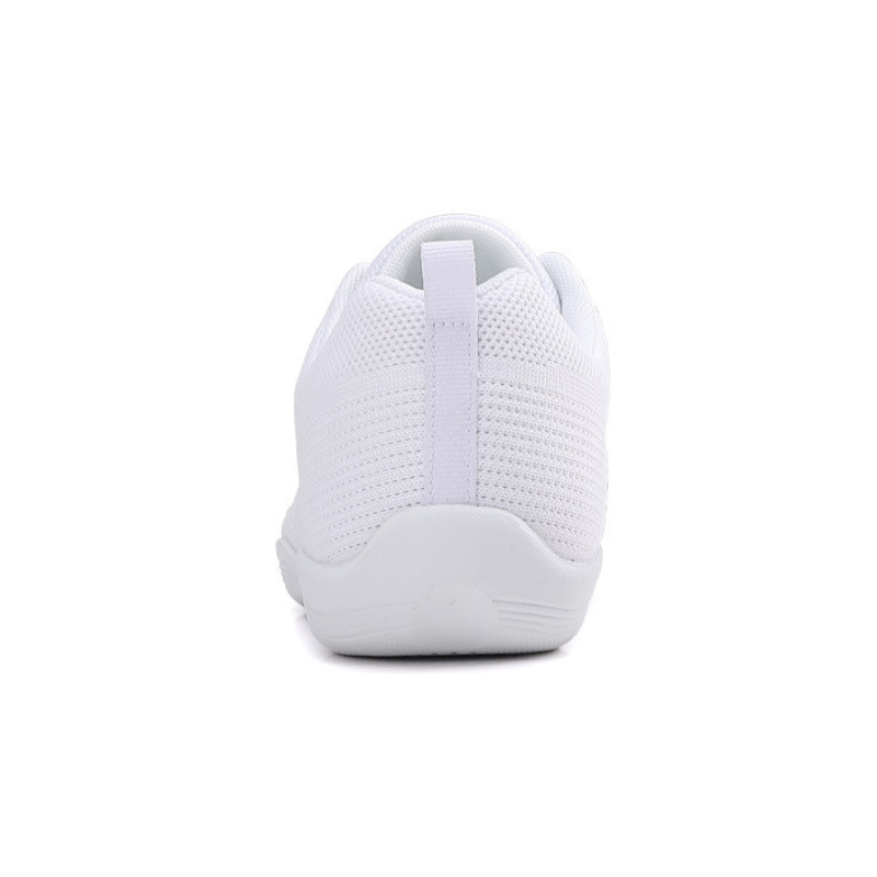 Women's White Mesh JazShoes Lace-up Dance Sneakers