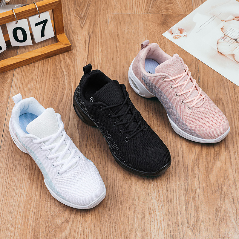 Women's Mesh JazShoes Lace-up Dance Sneakers