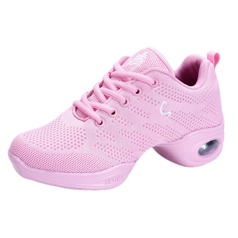 Women's Mesh JazShoes Lace-up Dance Sneakers