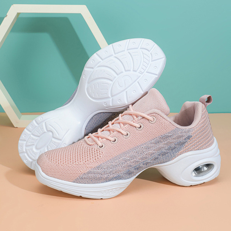 Women's Mesh JazShoes Lace-up Dance Sneakers