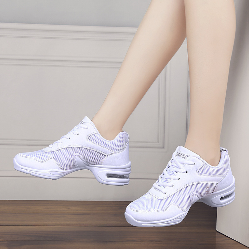 Women's Mesh JazShoes Lace-up Dance Sneakers