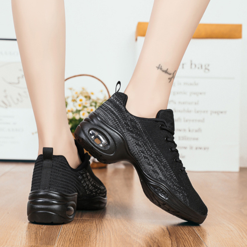 Women's Mesh JazShoes Lace-up Dance Sneakers