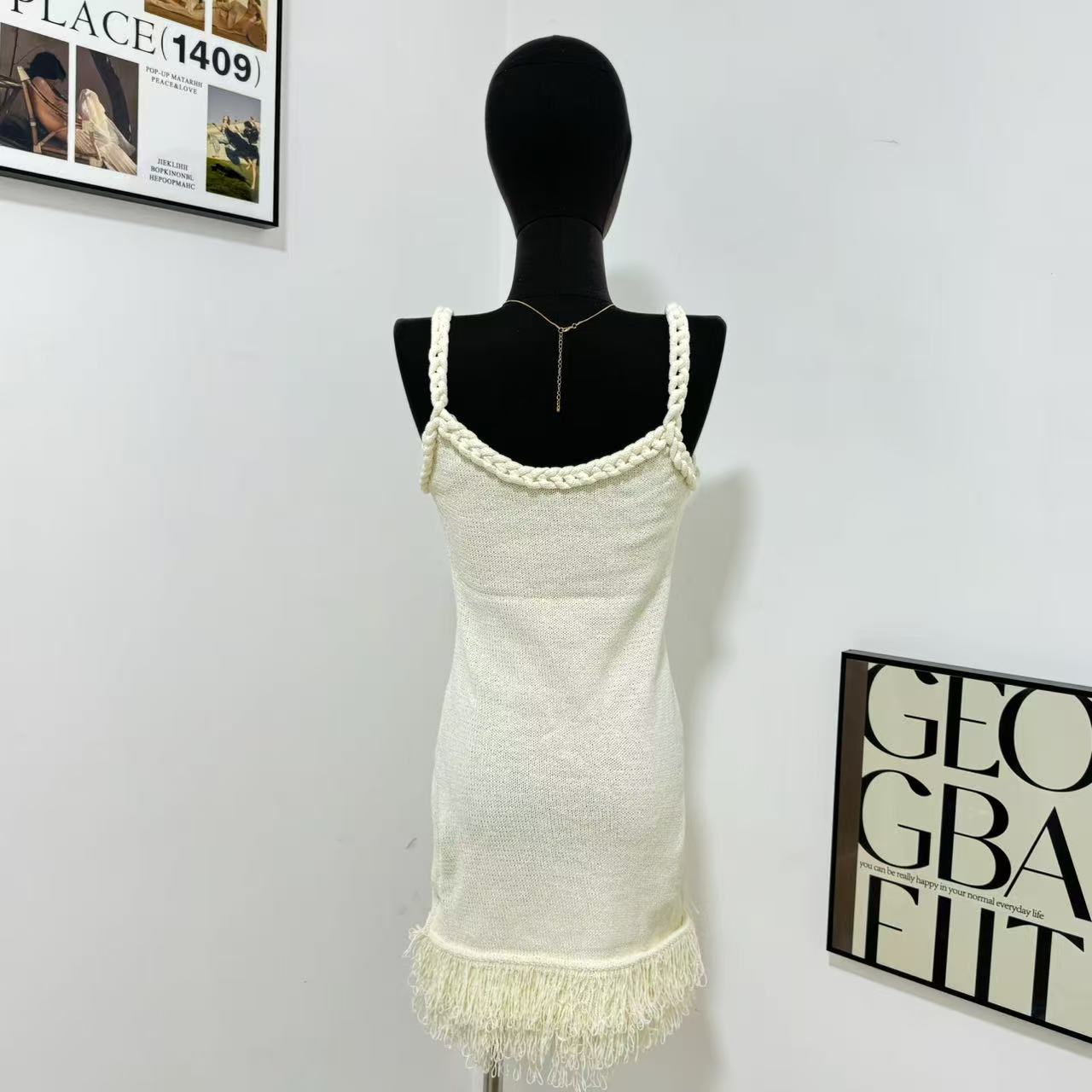Hand-Woven Braided Rope Dress