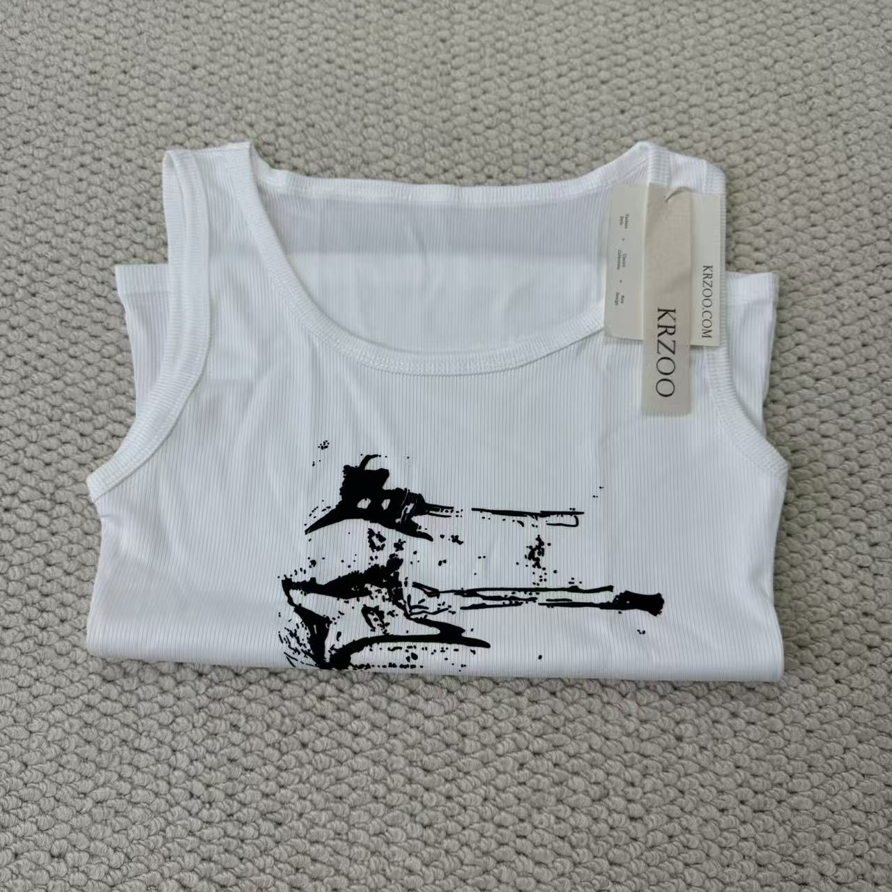 Vintage-style threaded sling vest