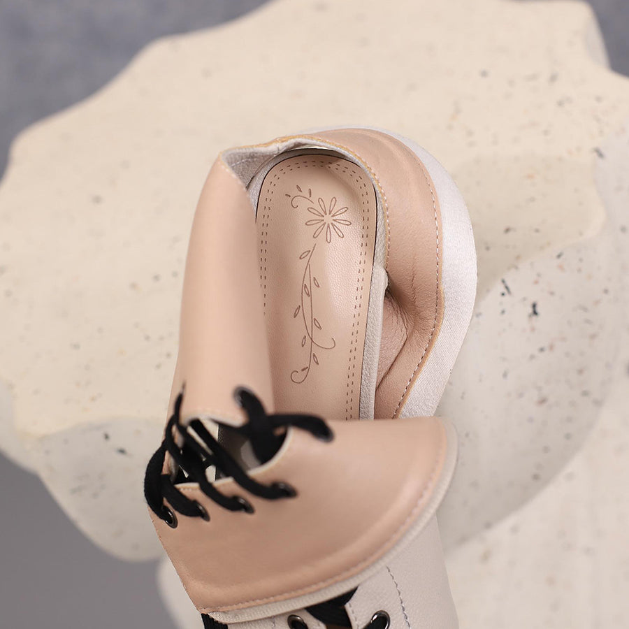 Women's 10cm Heel Rubber Sole Leatherette JazDance Shoes Open Toe Dance Heels Boots