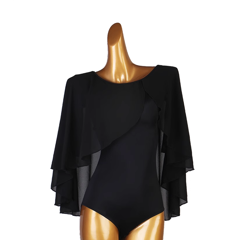 Women's V-neck Latin Dance Tops Ballroom Dance Wear