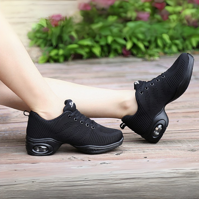 Women's Mesh JazShoes Lace-up Dance Sneakers