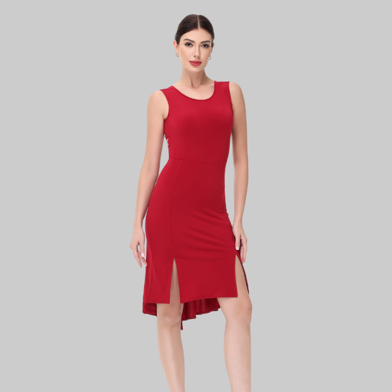 Customisable-Women's Sleeveless Dance Wear Dance Dress Performance Wear