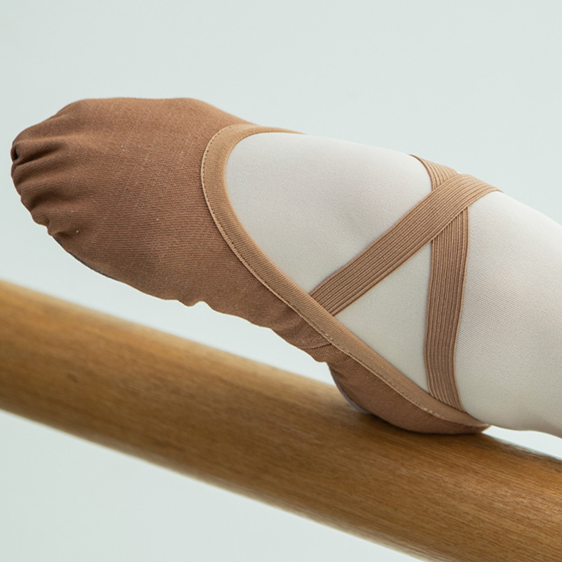 Women's Stretch Canvas Split-Sole Ballet Shoes