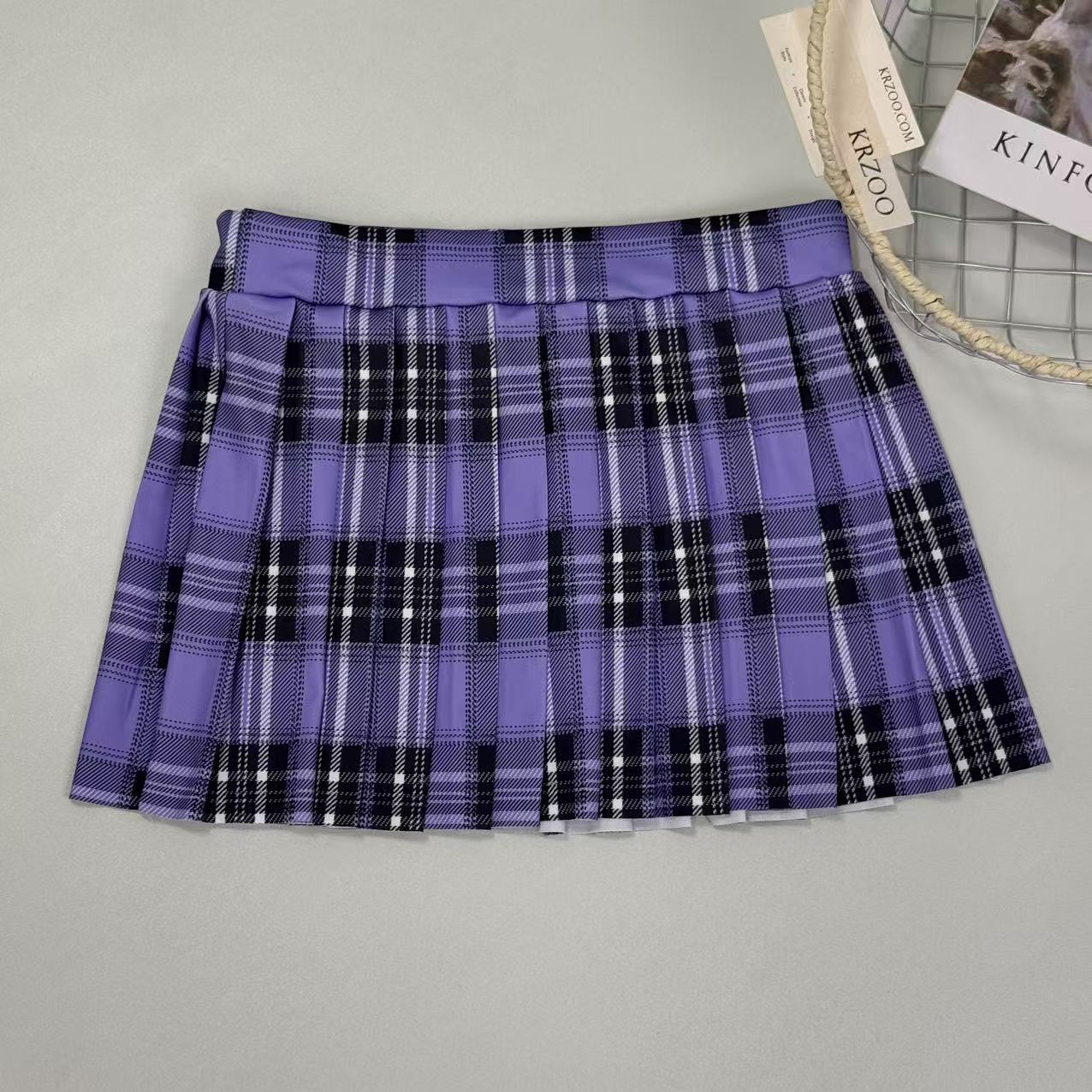 Mini pleated skirt