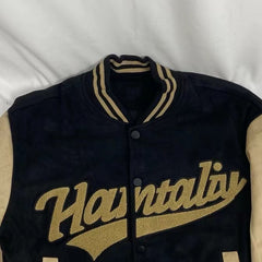 Suede Loose-Fitting Jacket