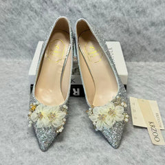Crystal stiletto heels