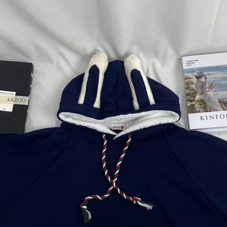 Cute Patchwork Rabbit Ear Jacket