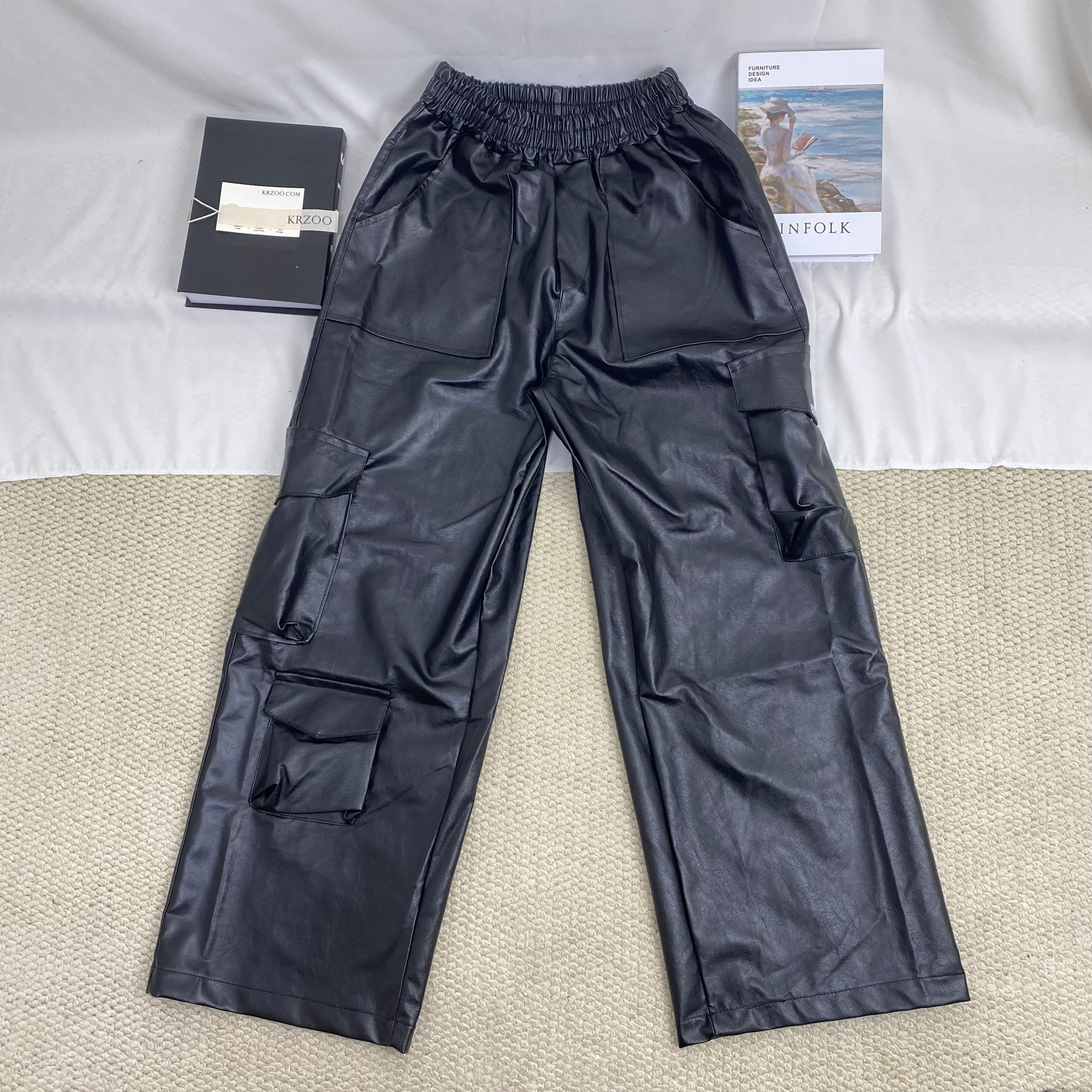 Hip-Hop Punk Leather Pants