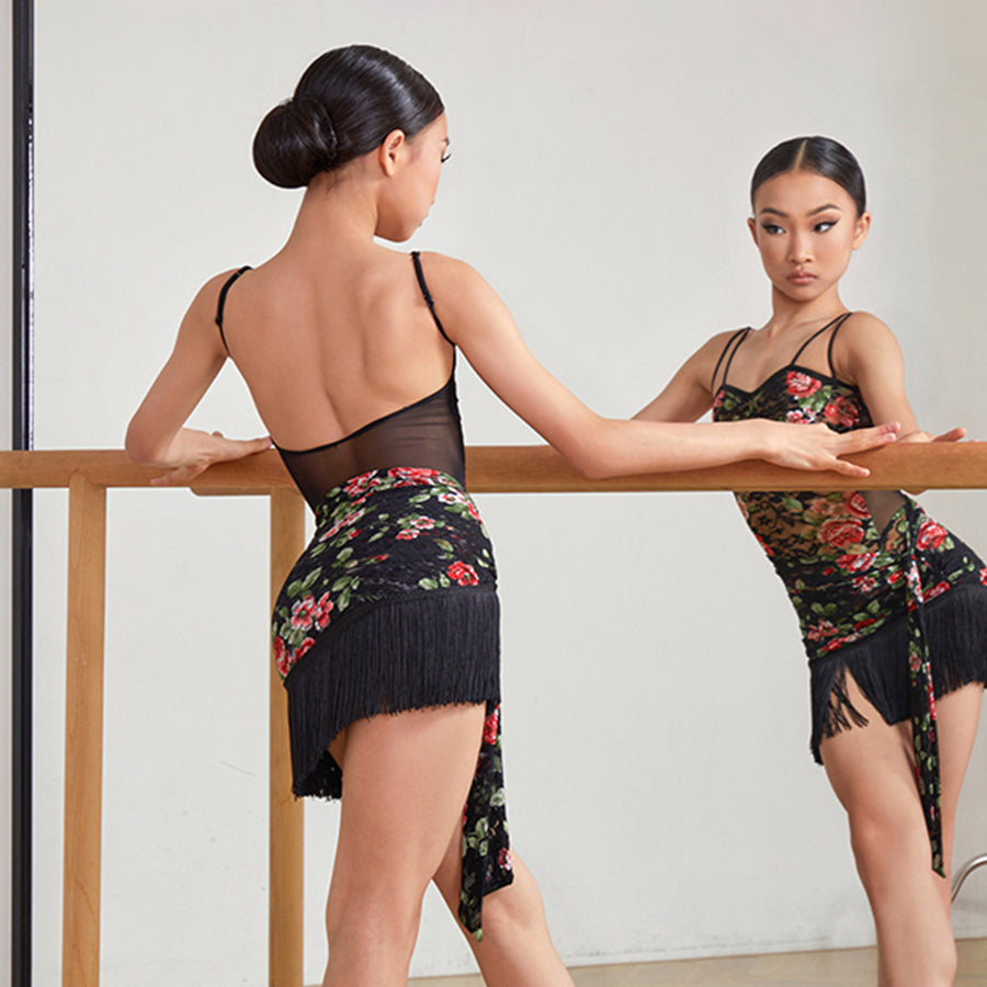 Girls Lace Swing Dance Srts Practice Dancewear