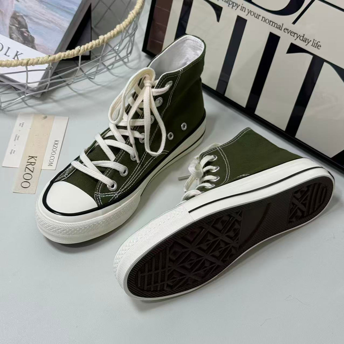 Retro casual canvas shoes