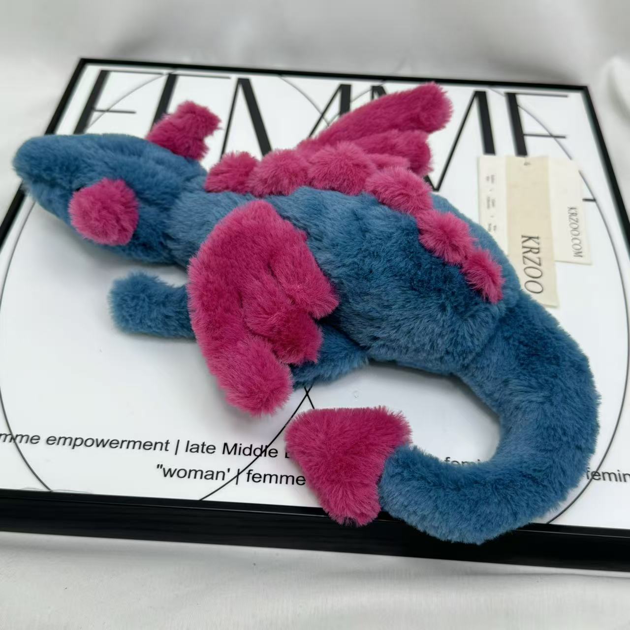 Plush snow dragon figurine of Sky Dragon