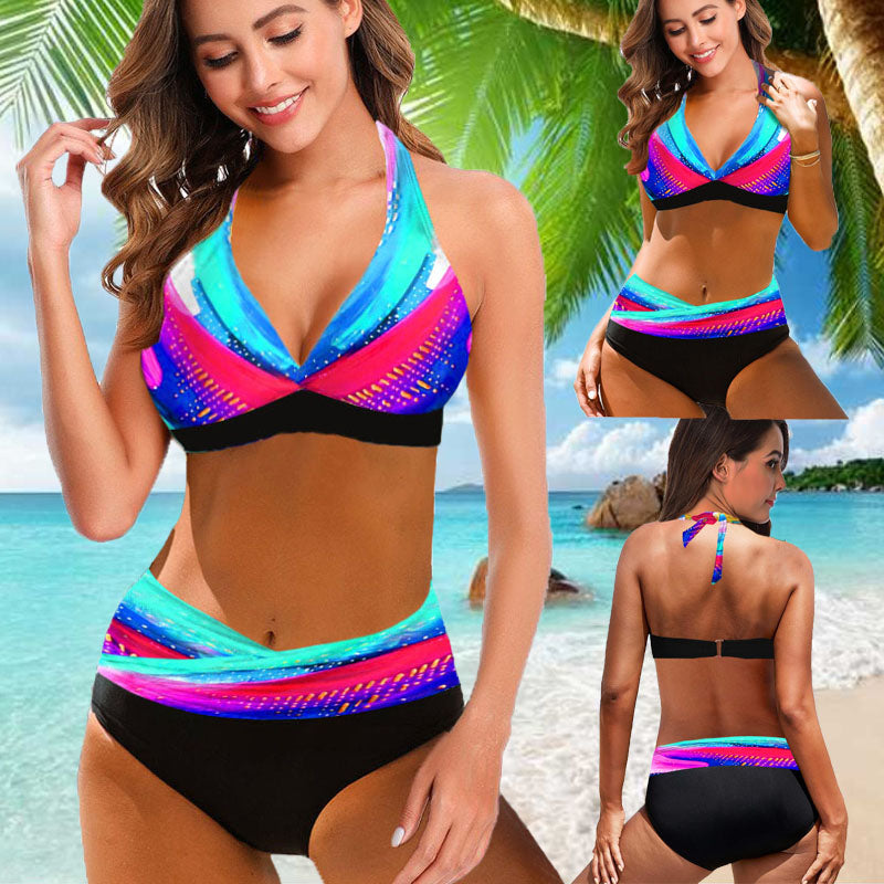 Plus Size Bikinis Women Swimsuit Female Swimwear Retro Sexy Summer Sexy Bikini Set Beach Swim Wear Bathing Suits 5XL