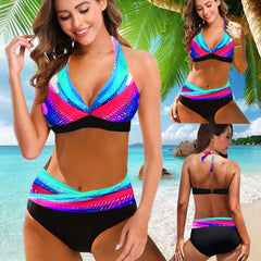 Plus Size Bikinis Women Swimsuit Female Swimwear Retro Sexy Summer Sexy Bikini Set Beach Swim Wear Bathing Suits 5XL