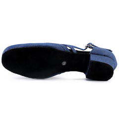 Women's Demin 3.5cm Heels Ballroom Swing Dance Shoes