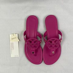 leather slip-on sandals