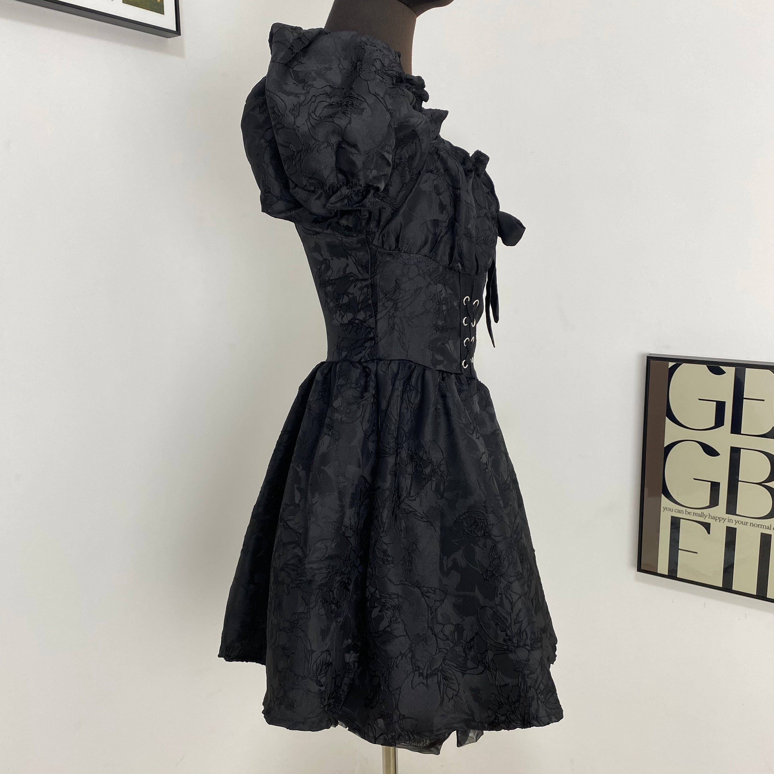Luxury Puff Sleeve Dress