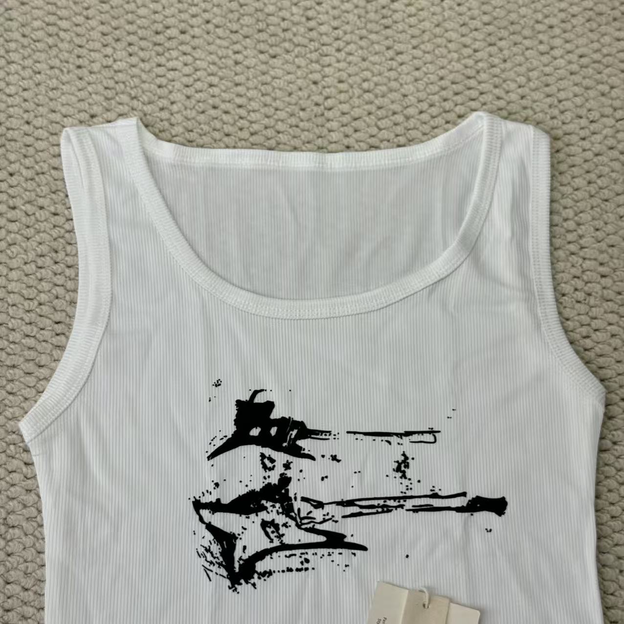 Vintage-style threaded sling vest