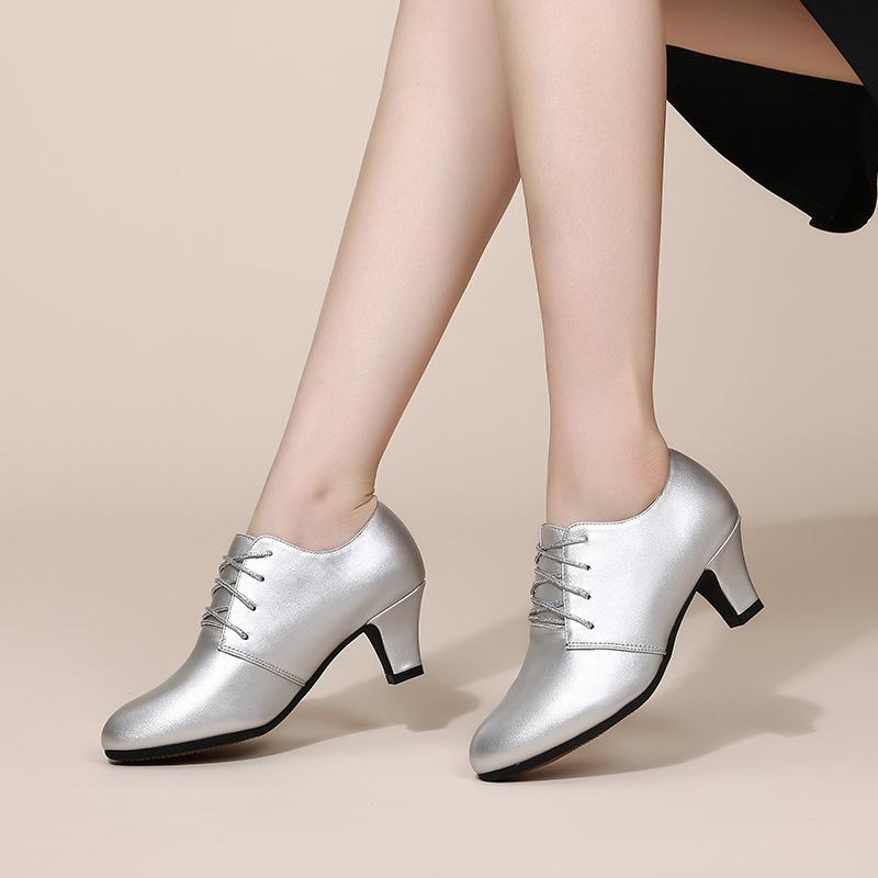 Women's Leatherette 5.5cm Heels Teaching & Practice Shoes Ballroom Dance Shoes