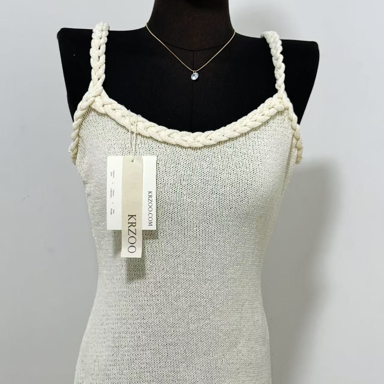 Hand-Woven Braided Rope Dress