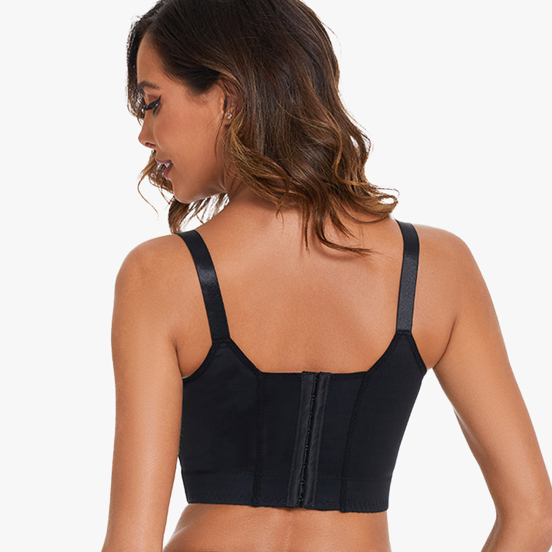 Push-Up Back Smoothing Bra-White