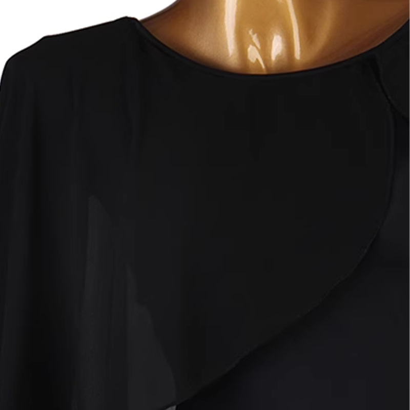 Women's V-neck Latin Dance Tops Ballroom Dance Wear