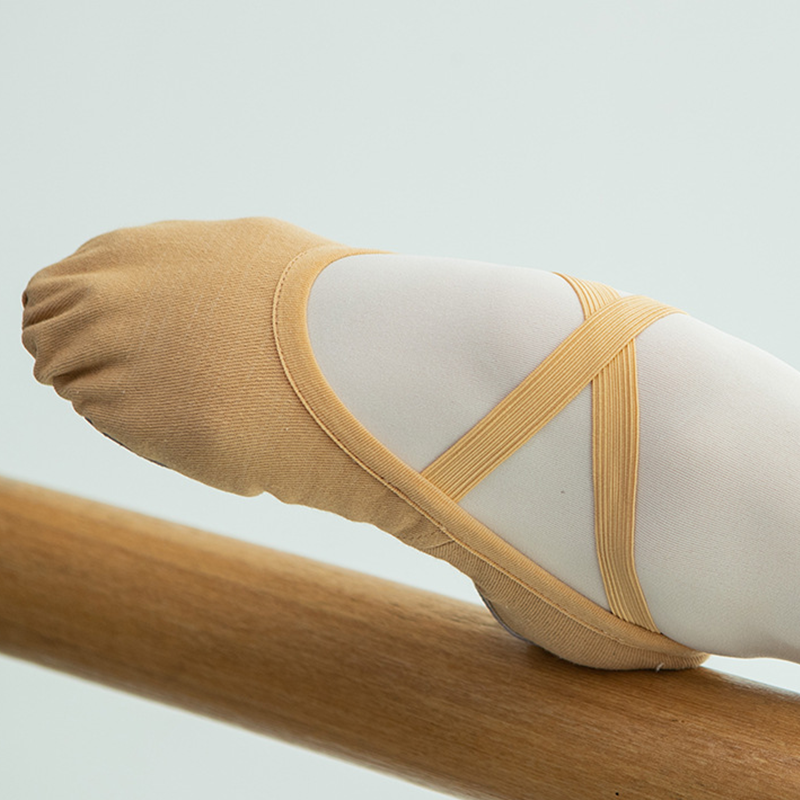 Women's Stretch Canvas Split-Sole Ballet Shoes