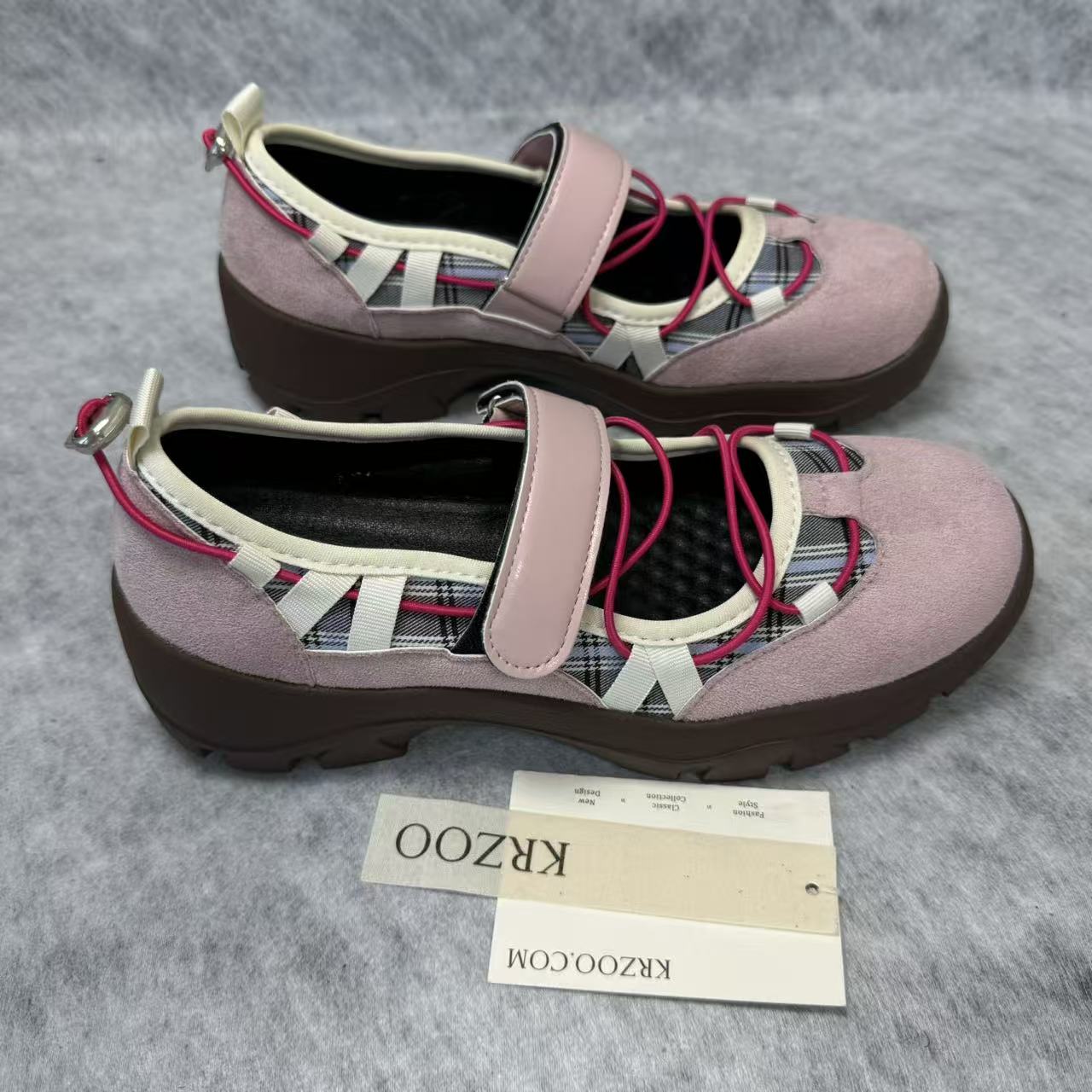 Functional style ballet platform Mary Jane shoes