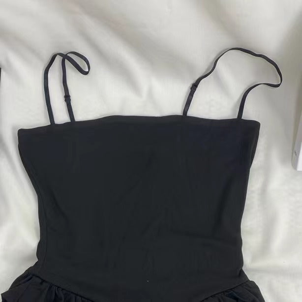 Strappy Ruffled Backless Dress