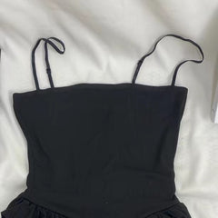 Strappy Ruffled Backless Dress