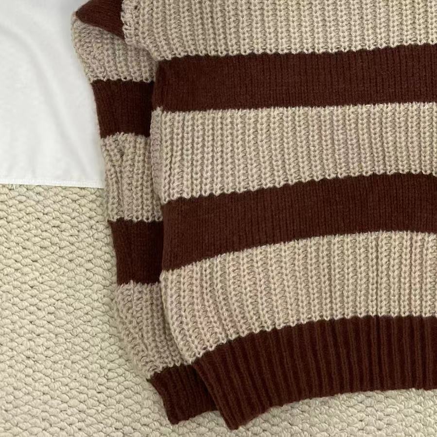 Striped Pullover Sweater