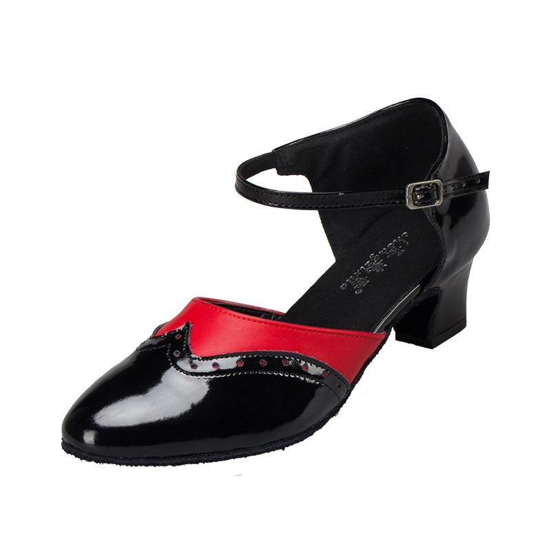Women's Leatherette 5cm/6cm Heels Ballroom Swing Dance Shoes Character Shoes