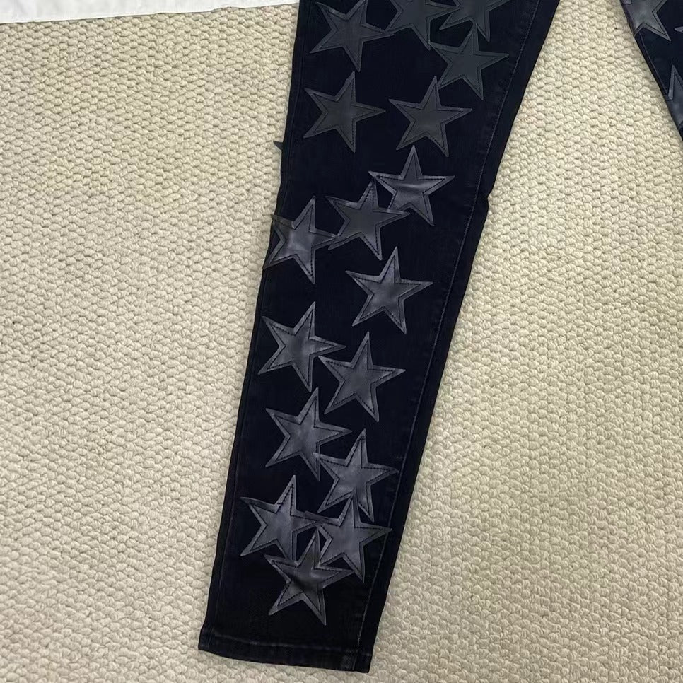 Ripped Star Casual Jeans