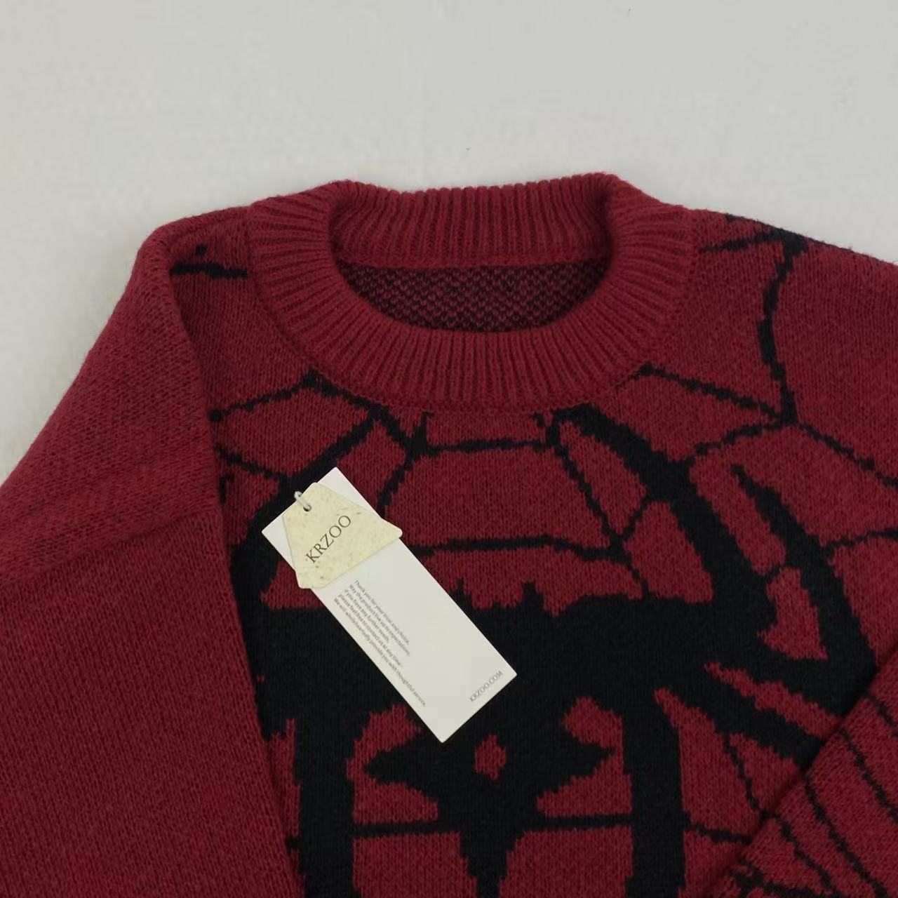 Vintage Tide Brand Spider Hole Sweater
