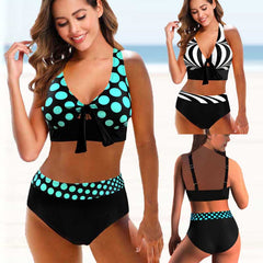 Plus Size Two Pieces Bikini Set Swimsuit Female Women Beachwear Swimwear Bathing Suit 5XL