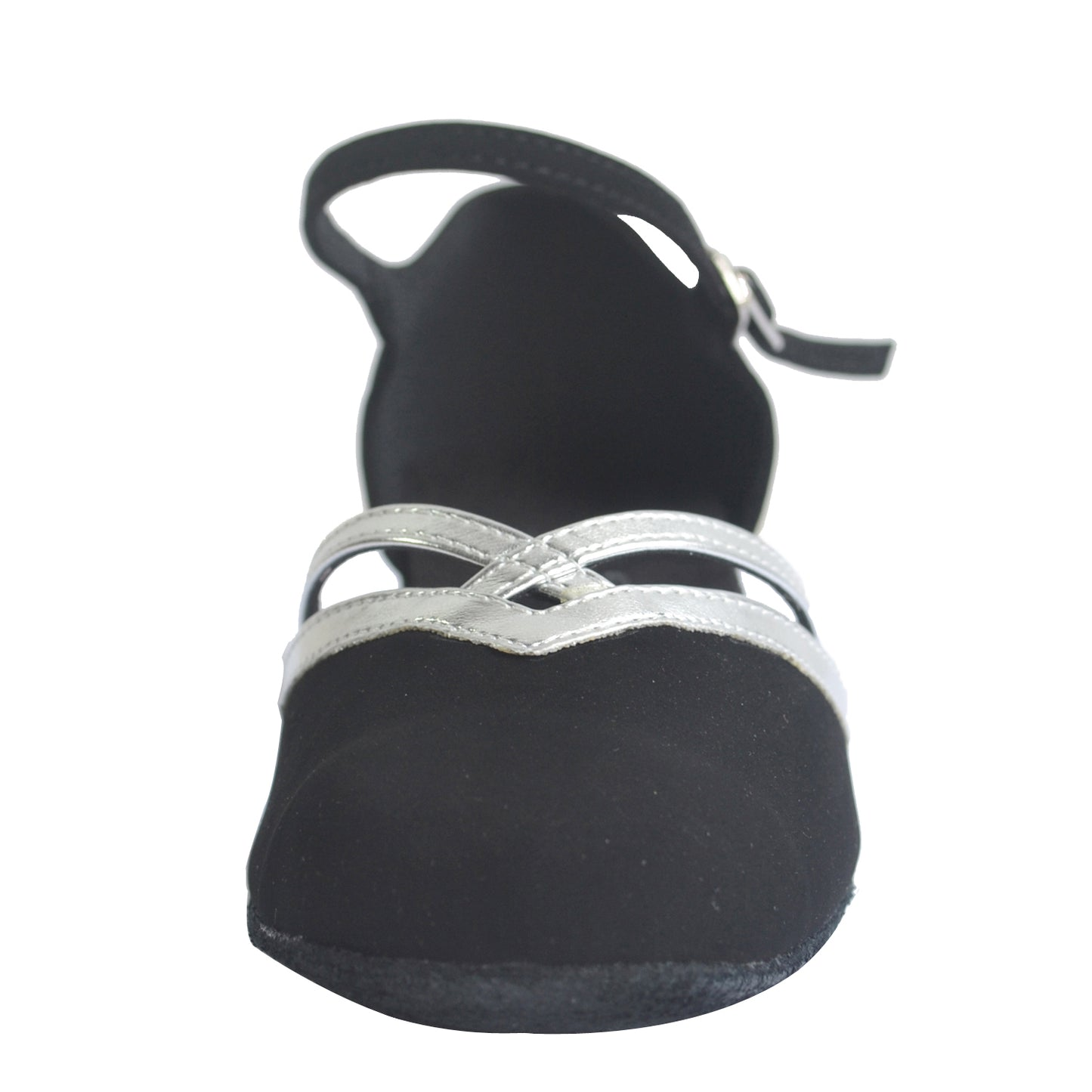 Women's Black Suede 3.5cm Heels Ballroom Dance Shoes Swing Dance Shoes
