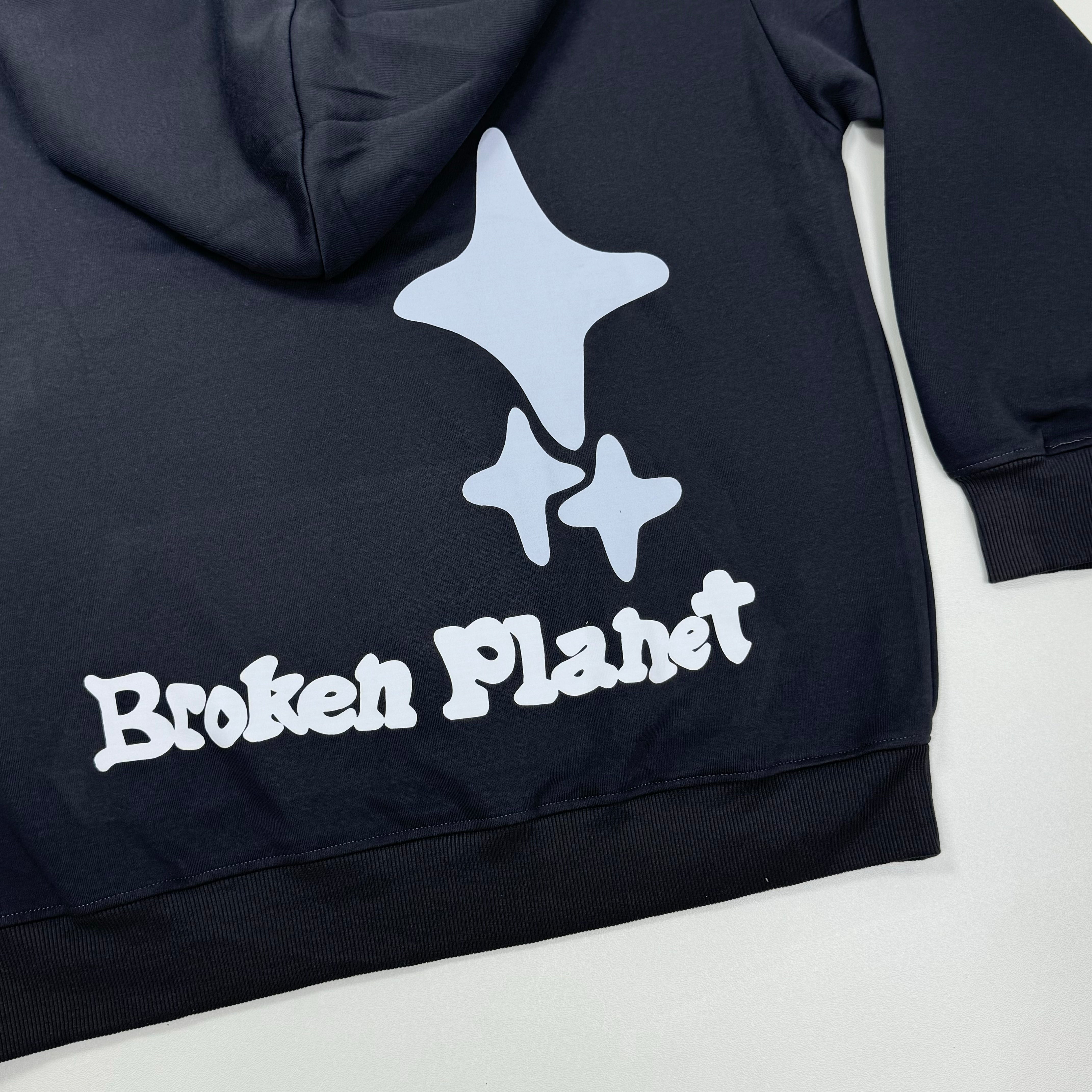 Cosmic Alphabet Printed Hooded Sweatshirt
