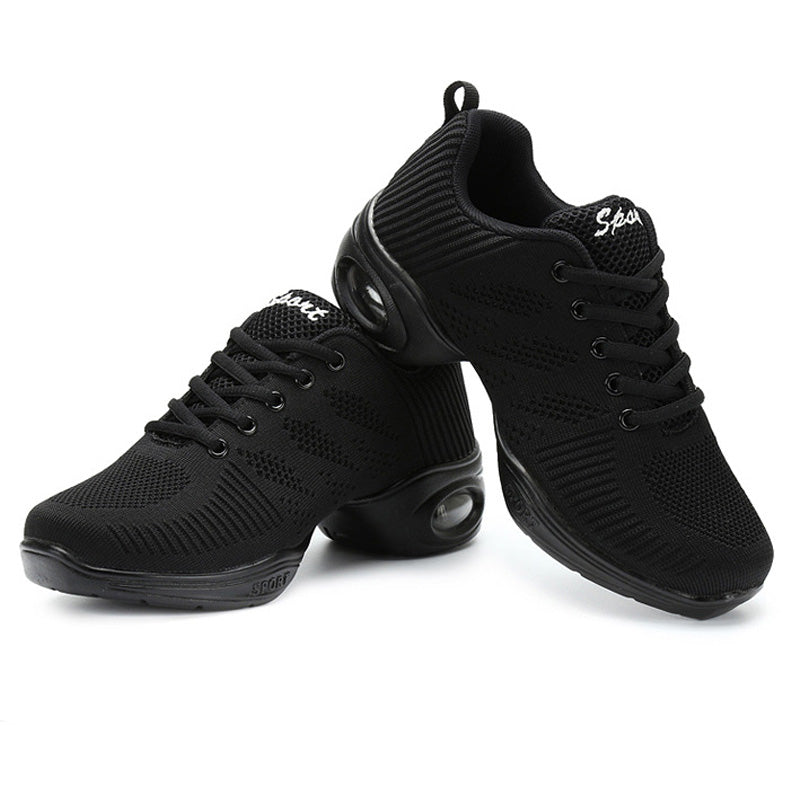 Women's 4.5cm Dance Sneakers Party Training Performance Professional Dance Shoes JazDance