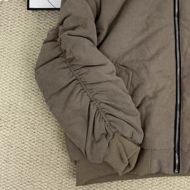 Double-Faced Ice Blue Fur Coat