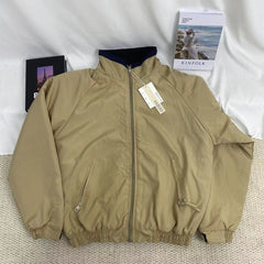 Retro Stand-Collar Cotton Jacket