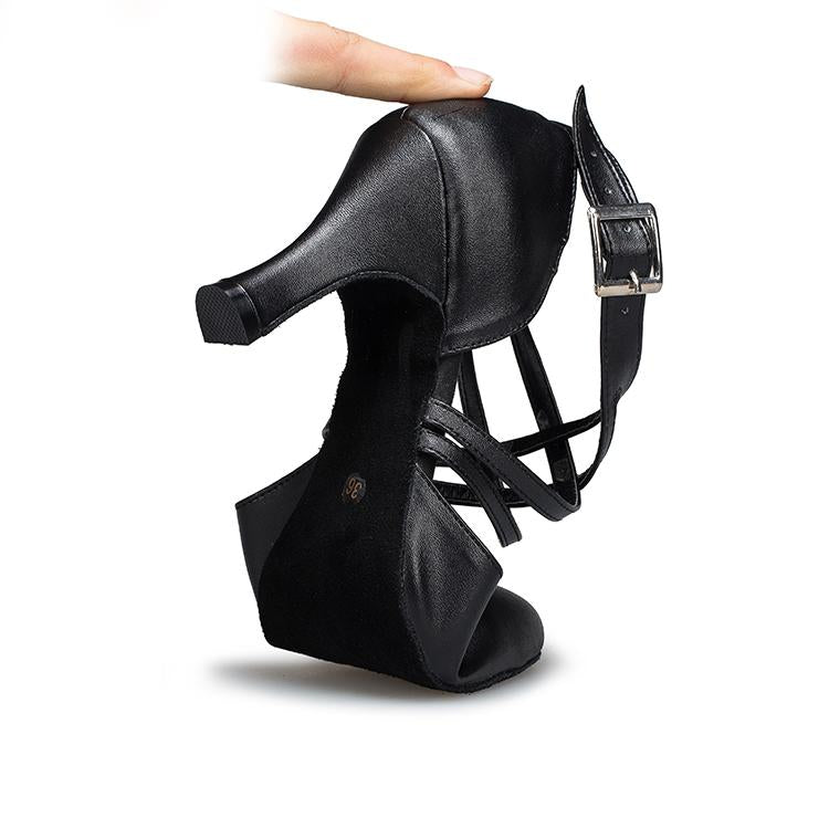 Women's Microfiber Leather 8.3cm Heels Ballroom Dance Shoes Modern Dance Shoes